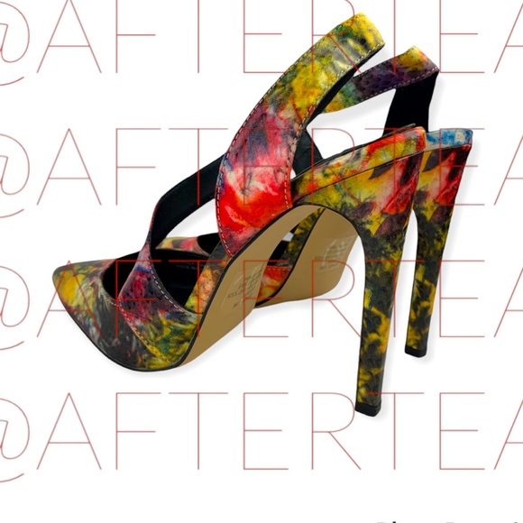 STEVE MADDEN COLORFUL ,CLOSED POINTED TOE, SLINGBACK HEELS - Picture 5 of 7